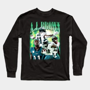 VINTAGE A.J. BROWN FOOTBALL Long Sleeve T-Shirt